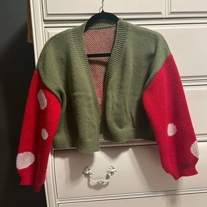 Mushroom cardigan!